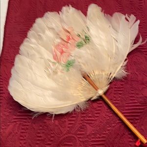 Vintage feather fan